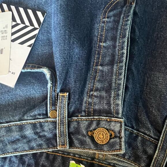 Sandrine Rose Straight Leg Jeans NWT indigo medium wash - Picture 5 of 6
